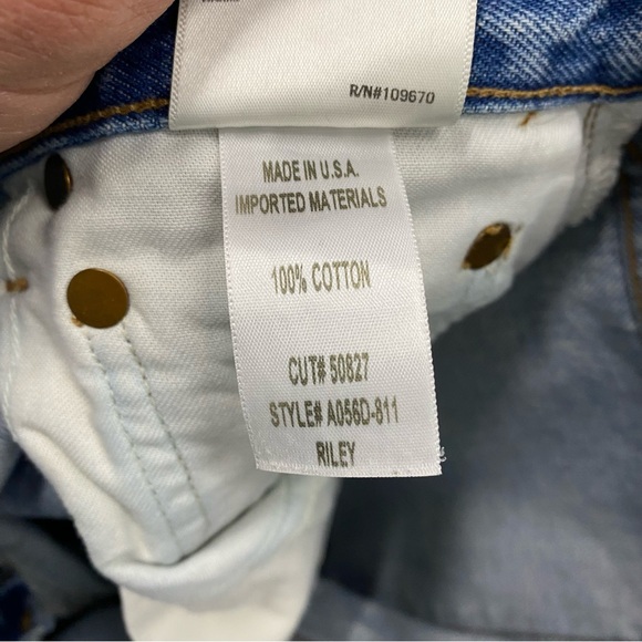 Agolde Riley Button Fly High Waisted Jeans 25 - Picture 4 of 10